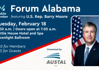 NEXT FORUM ALABAMA TO FEATURE MOORE