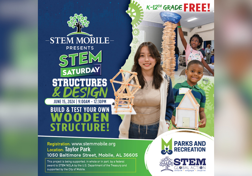 NEXT STEM SATURDAY IS TOMORROW