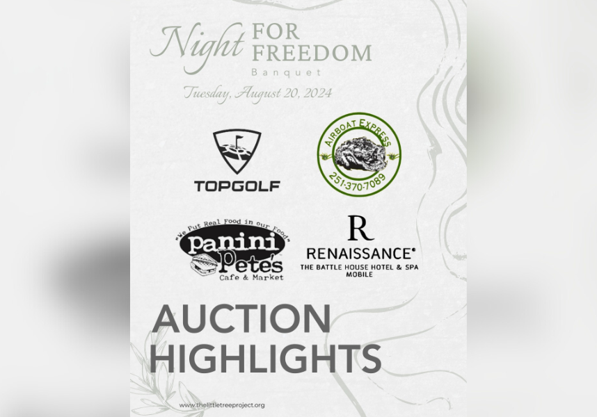 NIGHT FOR FREEDOM ONLINE SILENT AUCTION BEGINS AUGUST 10