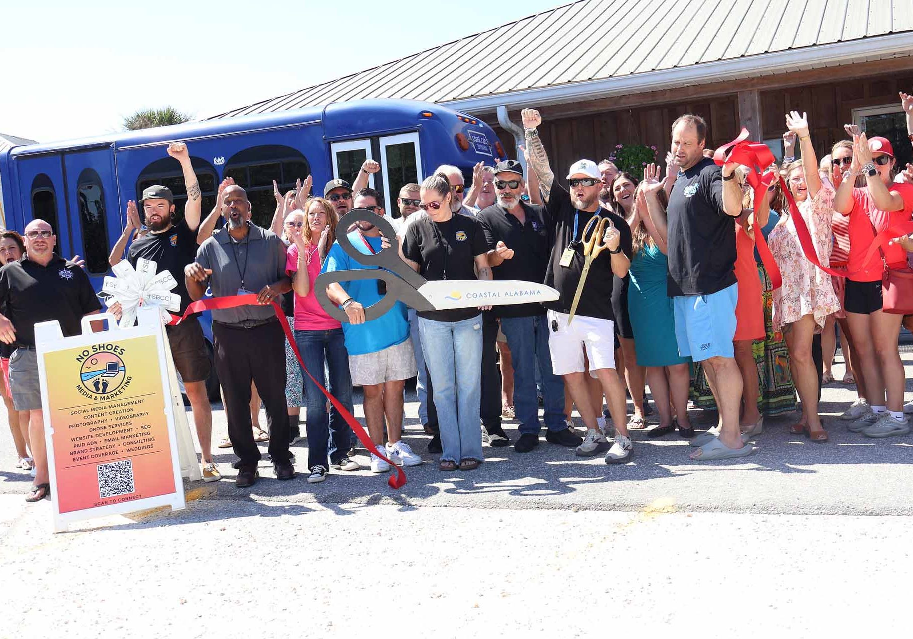 No Shoes Media & Marketing Holds Ribbon Cutting