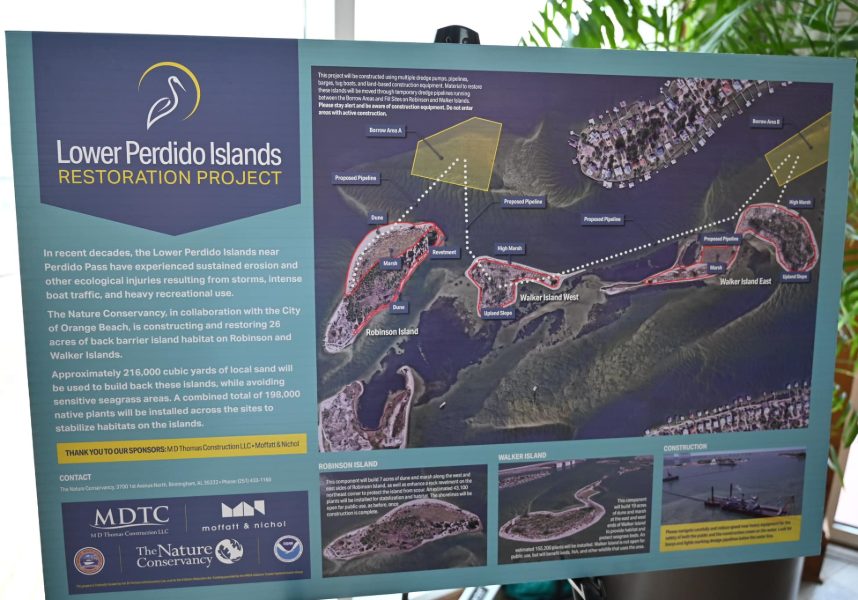 ORANGE BEACH ISLANDS RESTORATION BEGINS