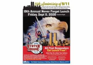 Original Oyster House To Host Never Forget Lunch On September 11