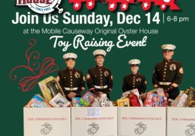 ORIGINAL OYSTER HOUSE TO HOST TOYS FOR TOTS DONATION EVENT