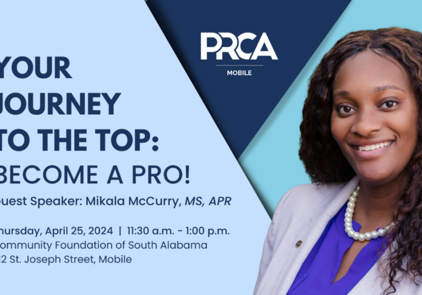 PRCA MOBILE APRIL MEETING TO BE HELD APRIL 25