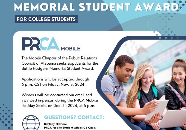 PRCA MOBILE SEEKING STUDENTS FOR SCHOLARSHIP AWARD