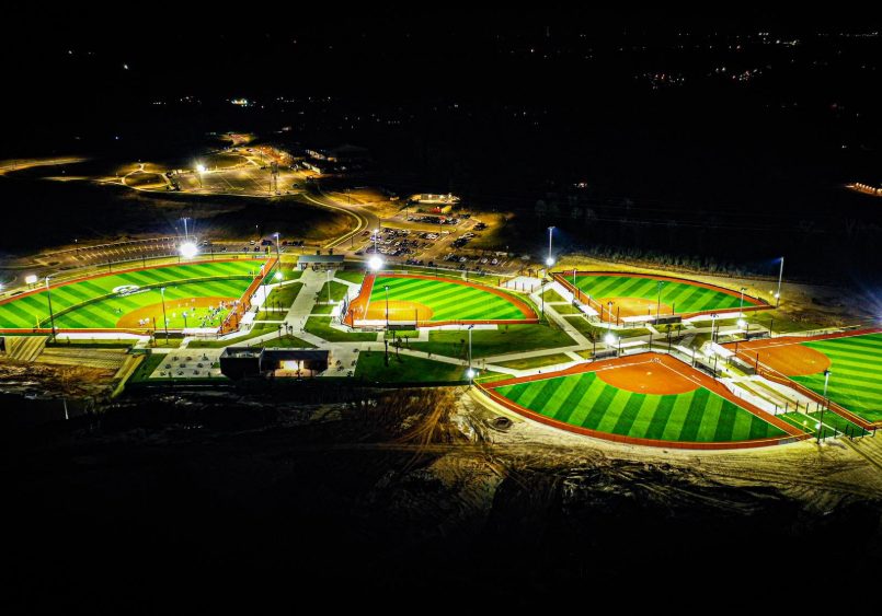 SARALAND ANNOUNCES COMPLETION OF THE LAND SPORTS COMPLEX