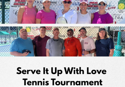 SERVE IT UP WITH LOVE COMING TO MOBILE TENNIS CENTER