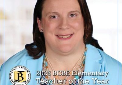 SPANISH FORT ELEMENTARY’S VON HOFE NAMED STATE TEACHER OF THE YEAR