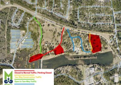 TEMPORARY PARKING, TRAFFIC CHANGES TO LANGAN PARK