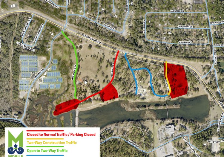 TEMPORARY PARKING, TRAFFIC CHANGES TO LANGAN PARK