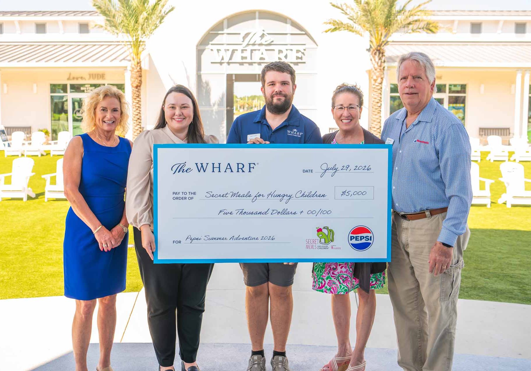 THE WHARF, PEPSI DONATE TO HUNGRY CHILDREN PROGRAM
