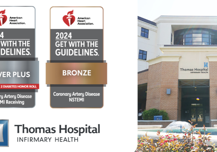 THOMAS HOSPITAL RECEIVES AMERICAN HEART ASSOCIATION RECOGNITION