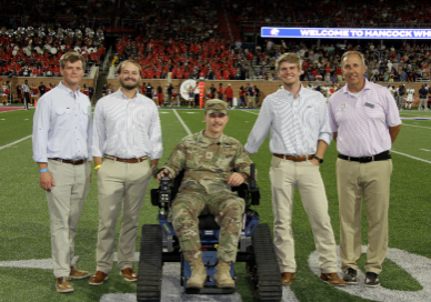 TRACK CHAIR DONATED TO GULF STATE PARK BY USA FRATERNITY