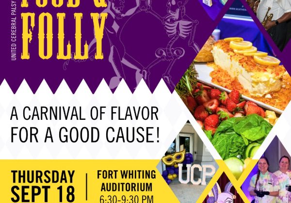 UNITED CEREBRAL PALSY’S FOOD & FOLLY ANNOUNCED