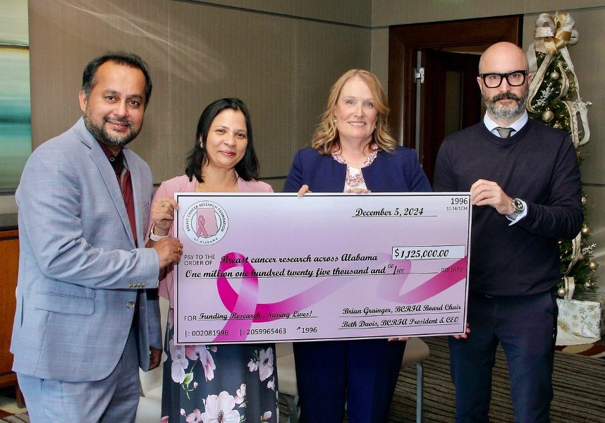 USA HEALTH AWARDED GRANT FOR BREAST CANCER RESEARCH