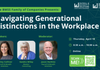 WEBINAR ON GENERATIONAL DISTINCTIONS COMING UP