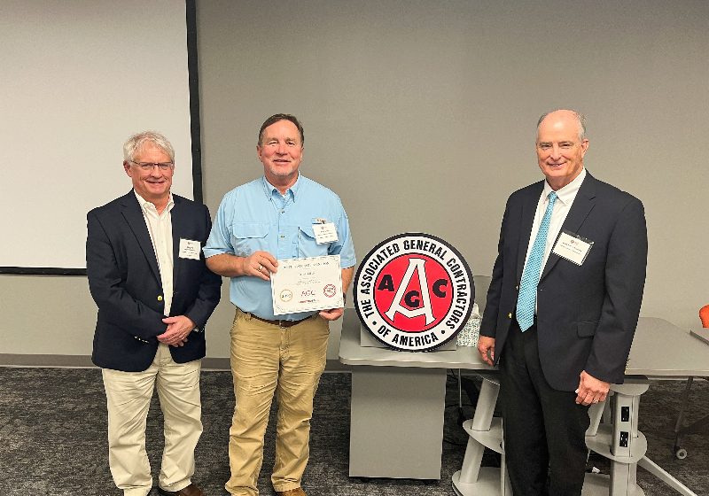 WHITE-SPUNNER’S LITTLE WINS ALABAMA AGC SUPERVISOR SAFETY AWARD