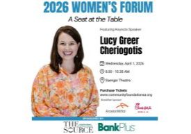 WOMEN’S FORUM COMING TO SAENGER