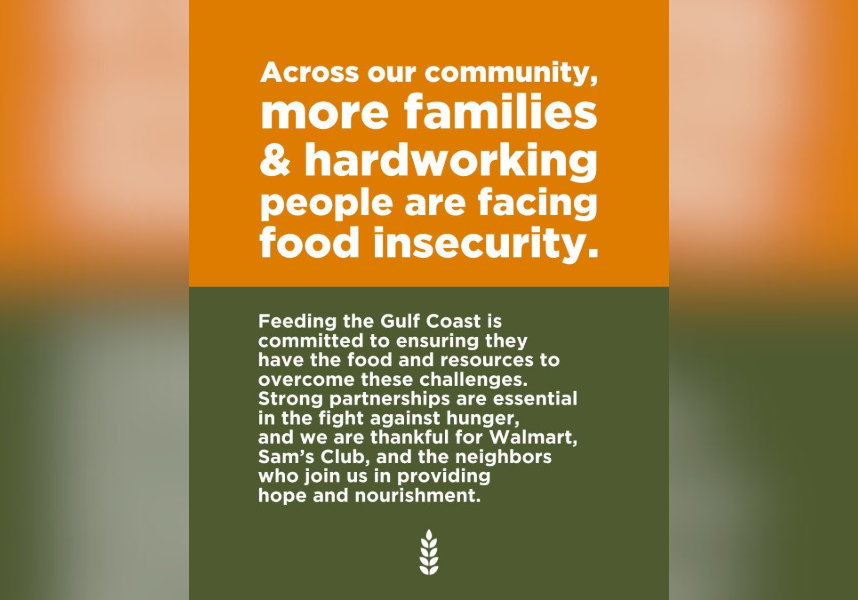 Walmart, sam's club campaign raises funds for feeding the Gulf coast