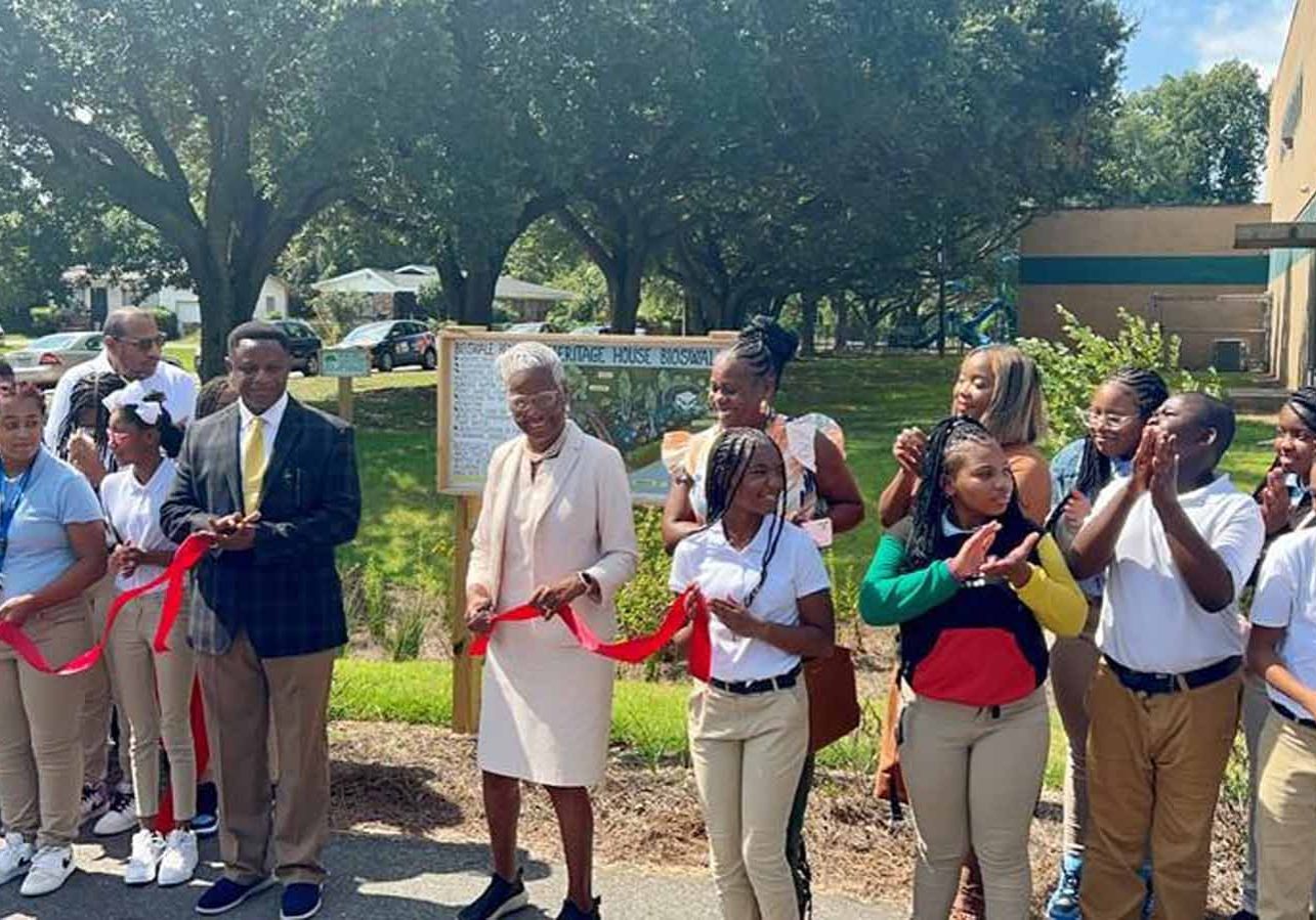 Africatown Heritage House Bioswale