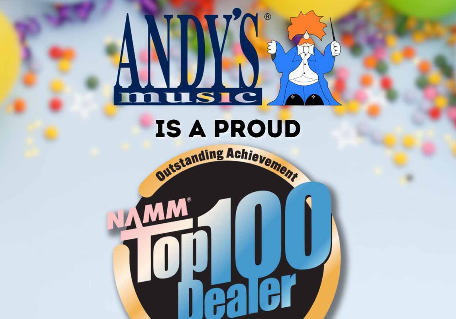 Andy’s Music Named Top 100 Musical Instrument Retailer For 11th Time