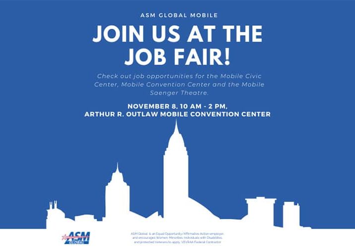 ASM Global Job Fair Coming To Mobile