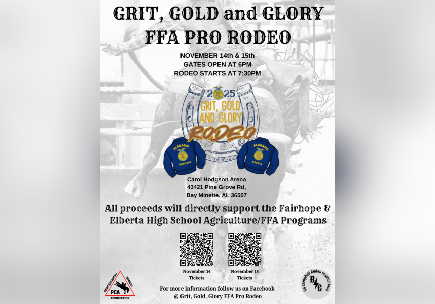 bay Minette rodeo to support FFA programs