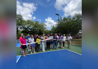city of bay minette opens pickleball courts at kids park