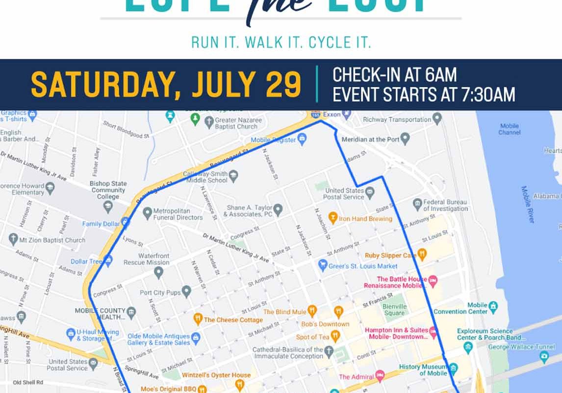 City Of Mobile Announces Lope The Loop Fun Run