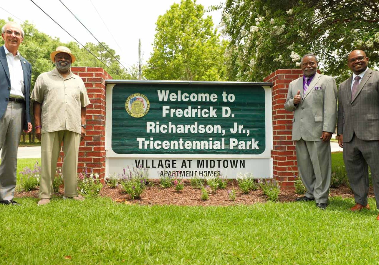 City Of Mobile Dedicates Frederick D. Richardson Tricentennial Park