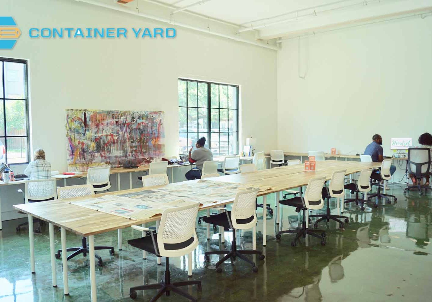 Container Yard Hosting Coastal Conversation