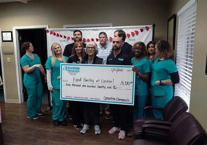 Corsentino Chiropractic Donates To Local Food Pantry