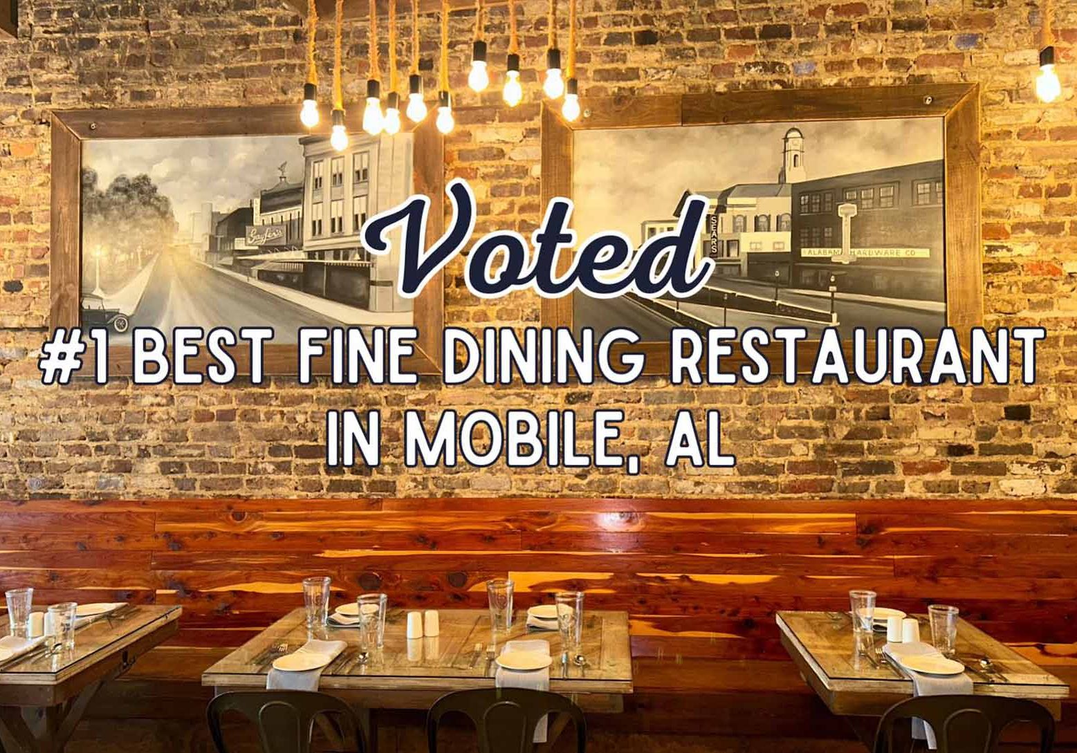 Dumbwaiter Named Best Fine Dining In Mobile