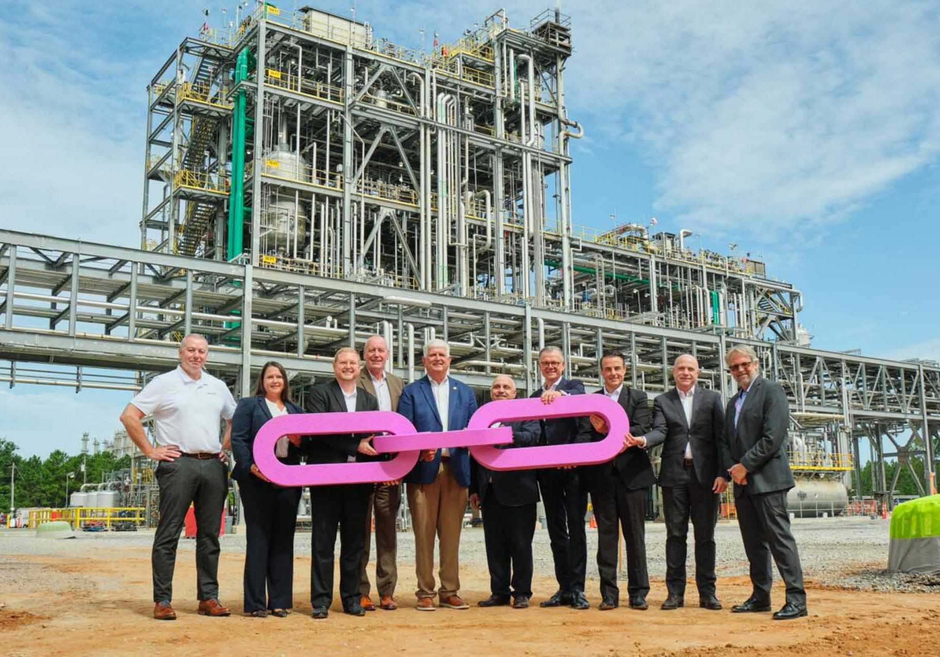 evonik completes backward integration of production hub
