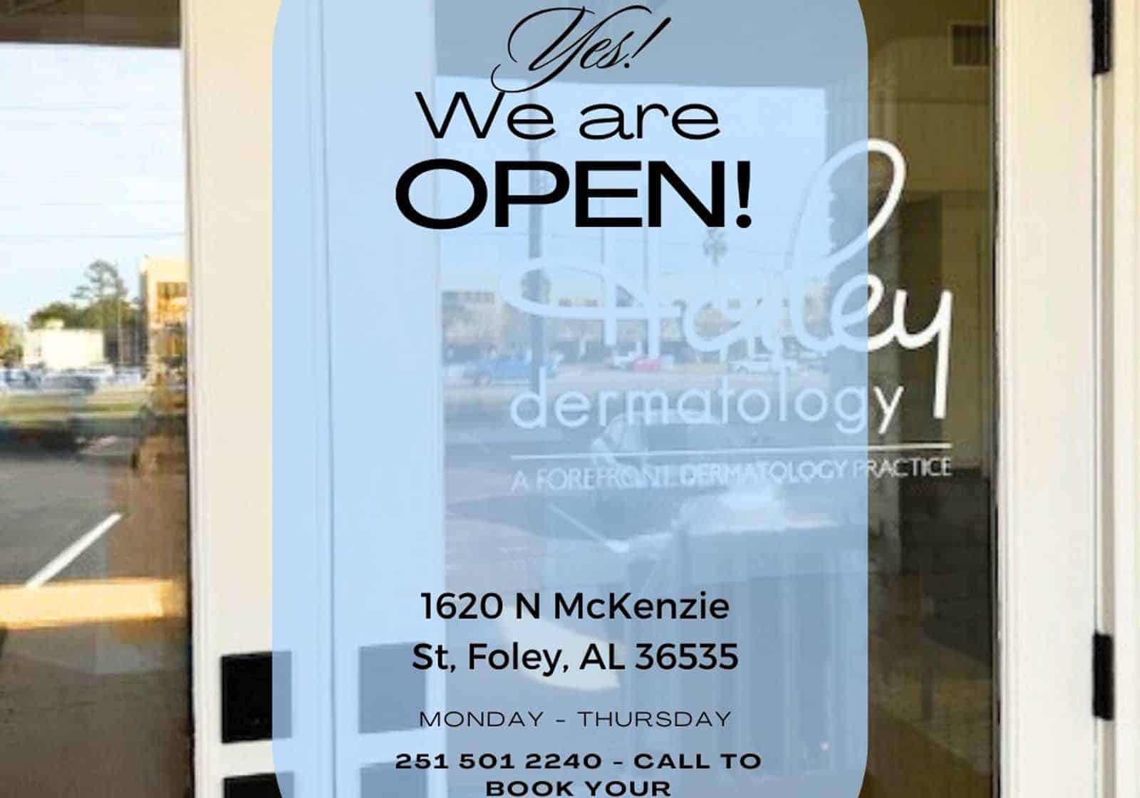 Haley Dermatology Opens Foley Location