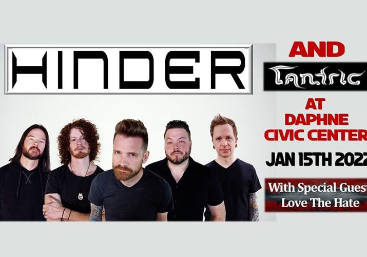 Hinder And Tantric Coming To Daphne Civic Center