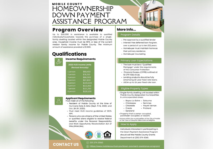 homeownership down payment assistance program kicks off