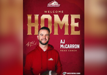 mccarron named head coach of Birmingham stallions
