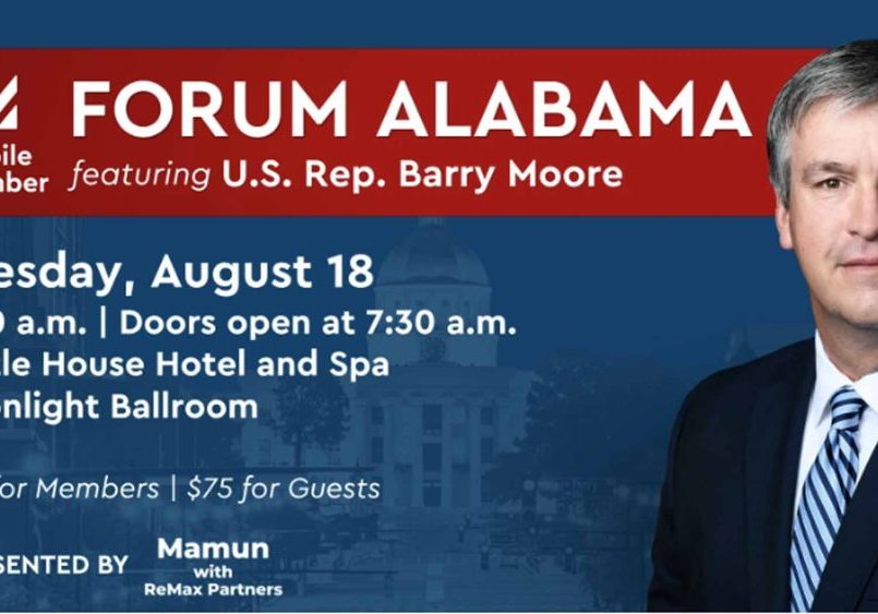 moore to speak at forum alabama