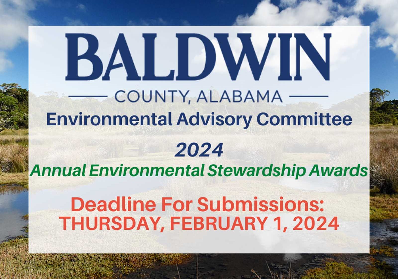 Nominations Open For Baldwin County Environmental Stewardship Awards