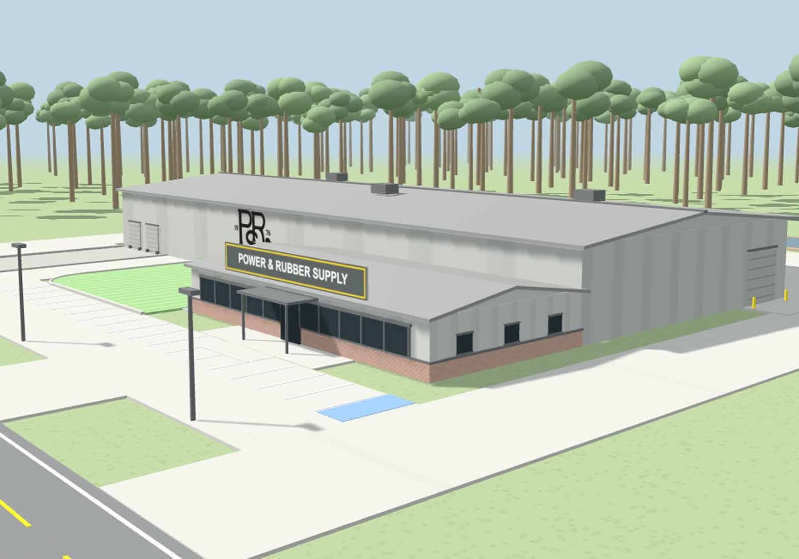 power and rubber supply to expand in axis
