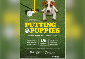 putting fore puppies fundraiser on May 13