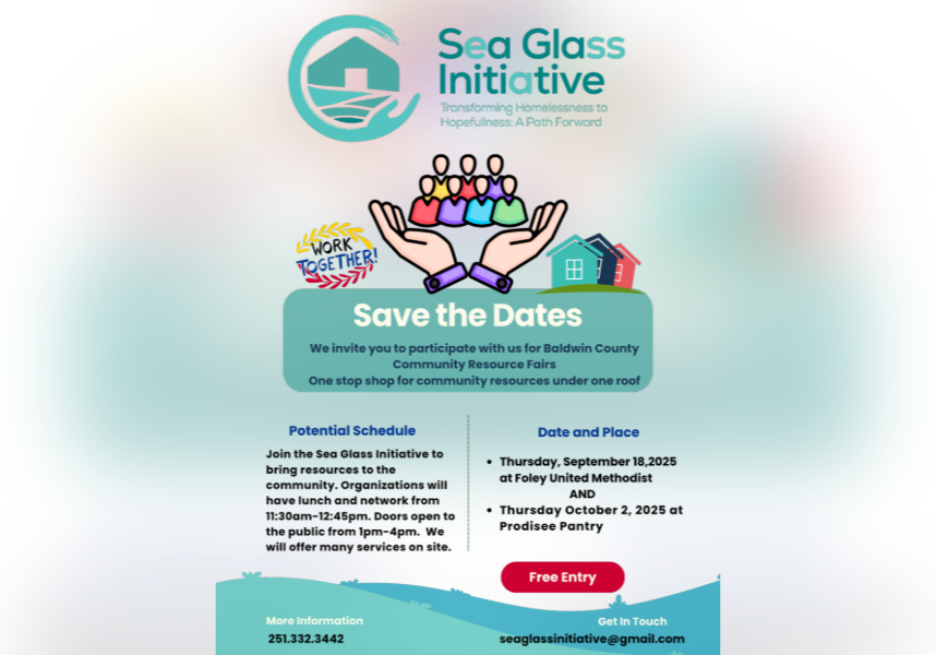 sea Glass Initiative resource fairs coming
