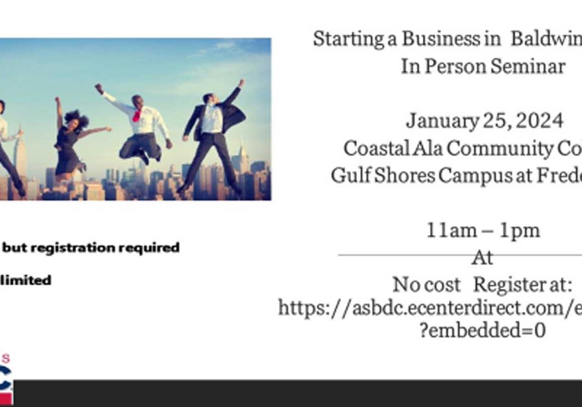 Seminar On Starting A Business Announced