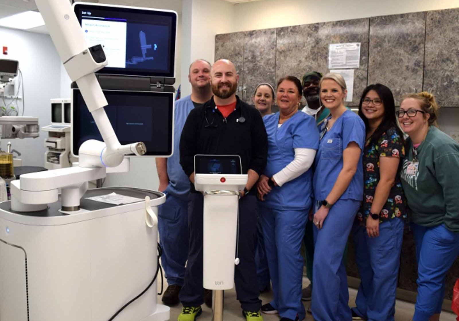 SMC Respiratory Team Completes Robotic Bronchoscopy