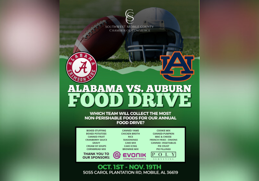 southwest Mobile County chamber Begins Food drive