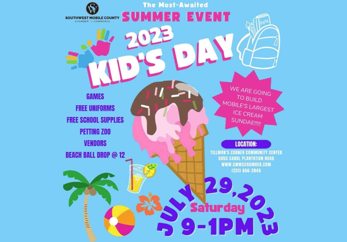 SWMCC Kid&rsquo;s Day Set For July