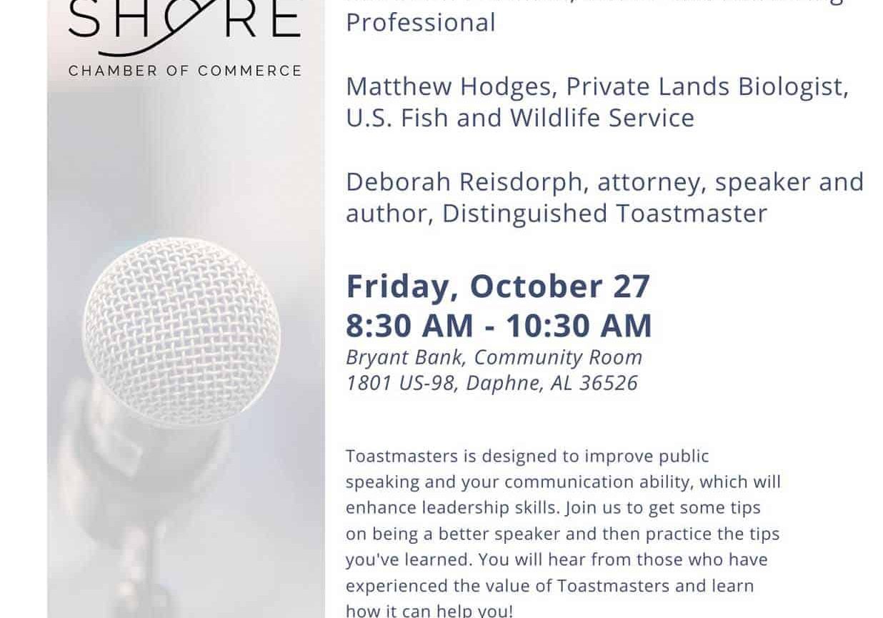 Toastmasters Coming To Daphne