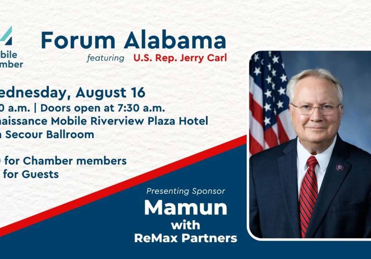 U.S. Rep. Jerry Carl To Speak At Forum Alabama